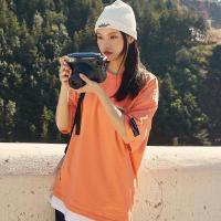 A21夏季新款2020男装衣服 撞色印花男士上衣宽松短袖男T恤潮流