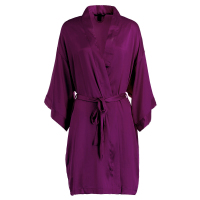 VICTORIA’S SECRET/维多利亚的秘密 女式 简约舒适宽松睡衣丝质系带睡袍睡裙