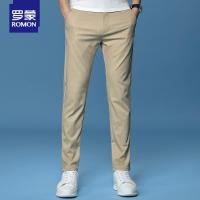 罗蒙（ROMON）休闲裤男宽松春夏薄款直筒休闲男士商务休闲裤春季大码男装