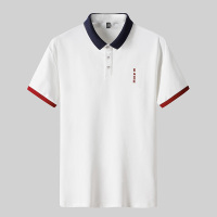 罗蒙（ROMON）polo衫男 2021春夏 新疆长绒棉 男式基础吸汗透气POLO衫 藏青色 100%长绒棉