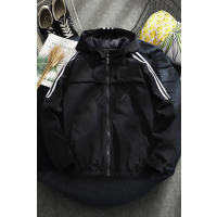 罗蒙（ROMON）夹克男2021新品秋季工装夹克衫韩版潮流春秋休闲男装连帽外套男