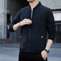 罗蒙（ROMON）夹克男2021秋季潮流百搭男外套休闲时尚