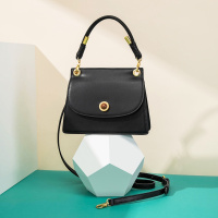 马克华菲2021新款简约手提包女时尚大容量斜挎包女式牛皮包包单肩包女