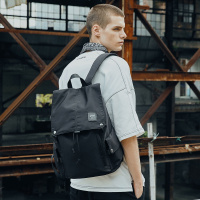 马克华菲大容量背包男双肩包旅行包电脑轻便时尚简约书包牛津布双肩背包男