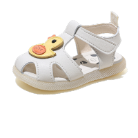 芭芭鸭儿童凉鞋女童卡通休闲鞋包头沙滩鞋夏季新款宝宝鞋防滑