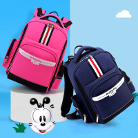 巴布豆儿童书包休闲学生背包竖条款男款学生书包