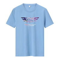 BENATRY时尚纯棉运动休闲男女同款印花T恤KLT067