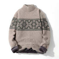 男式加绒毛衣QRZ053H