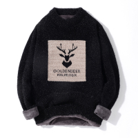 男式加绒毛衣QRZ058H