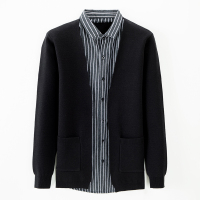 男士商务衬衫领针织衫GCTJ006