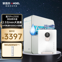 安吉尔净水器家用魔方Pro2500升级版富锶矿物质水RO反渗透直饮大流量净水设备J3472-ROB120+3316两件套
