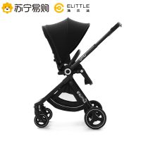 elittle逸乐途emu婴儿推车可坐可躺双向轻便高景观一键折叠宝宝车