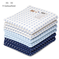 棉田古乐茶香纱布大毛巾全棉成人洗脸面巾柔软肤吸水M21303