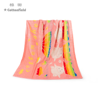 棉田棉花羊儿童毛巾被卡通可爱全棉毛巾毯柔软舒适透气轻薄