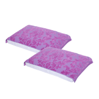 大马士革枕巾无印图案四季良品枕巾 一对2Z0450