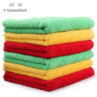 棉田新三藩棉素色毛巾 加厚吸水成人洗脸面巾 情侣毛巾M21010