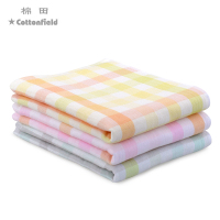 棉田 春天里 毛巾 柔软吸水纱布擦脸面巾纱布毛圈 M21362