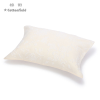 棉田新雨后蔷薇枕巾纱布枕巾单条 透气吸汗Z21001