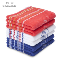 棉田新高尔夫运动健身短毛巾柔软吸水成人洗脸面巾