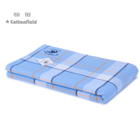 棉田 经典POLO格子洗脸毛巾小方巾吸水不掉毛 F21381