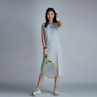 新款复古文艺范中长款裙子夏季民族风大码遮肚显瘦开叉连衣裙气质