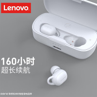 联想击音VC[超长续航]真无线蓝牙耳机 主从切换 运动跑步hifi入耳式音乐耳机 手机通用 双耳通话降噪耳麦 白