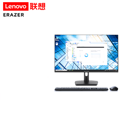 联想(Lenovo)异能者23.8英寸一体机电脑高清网课学习办公台式机(12代N95 16G 512G 双频WIFI 蓝牙 键鼠)