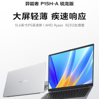 异能者笔记本电脑 P15H-A R2312/8G/256G/集显/15.6英寸 灰色
