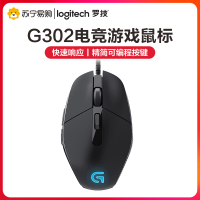 罗技(Logitech)G302有线电竞游戏机械鼠标吃鸡宏 台式机笔记本通用赛博朋克绝地求生FPS 吃鸡APEX男女生