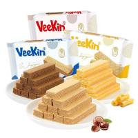 好吃点威化夹心饼零食小吃休闲食品榛子味威轻脆178g*1袋装