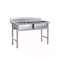 盛京金厨 双眼水池 不锈钢水槽1900*700*800mm