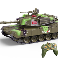 星域传奇 超大号遥控坦克履带式可发射开炮对战充电动越野汽车儿童男孩玩具