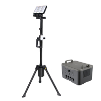 欧辉照明(OHUIZAOMIN) OHJW5176 100W LED 多功能移动照明系统套装(含3600W外置电源)