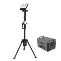 欧辉照明(OHUIZAOMIN) OHJW5176 100W LED 多功能移动照明系统套装(含3600W外置电源)