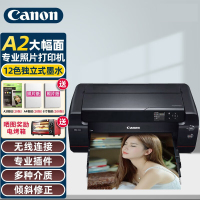 佳能(Canon)PRO-500彩色喷墨照片打印机专业加墨12色A2相片照相馆影楼办公摄影艺术爱好者 PRO500彩色喷墨打印机12色打印机