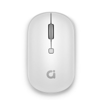 adol(a豆)无线鼠标青春版笔记本家用便携办公男女 白色 (赠品勿拍单拍不发)