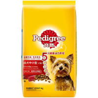 宝路 狗粮 中小型犬全价成犬粮 泰迪茶杯犬柯基 宠物狗干粮 牛肉味 4kg