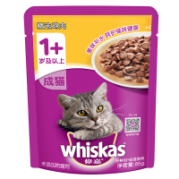 伟嘉 宠物猫粮猫湿粮 成猫妙鲜包 精选鸡肉味85g单袋装