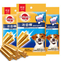 宝路中小型犬洁齿棒成犬宠物零食三联包225g