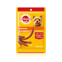 宝路狗零食鲜香肉味条烟熏牛肉味80g*3