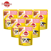 宝路妙鲜包全价幼犬犬粮牛肉高汤口味85g*6