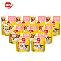 宝路妙鲜包全价幼犬犬粮牛肉高汤口味85g*9