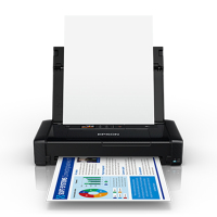 爱普生(EPSON)WF-110 A4彩色打印机便携式打印机[便携打印/无线WIFI/内置电池/USB供电]WF-100升级款