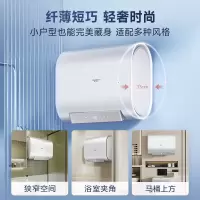 AO史密斯佳尼特 60升电热水器 纤薄双胆扁桶 金圭内胆 3kW速热 CTE-60HT0 小尺寸71cm