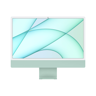 Apple iMac 24英寸4.5K屏 八核M1芯片(8核图形处理器) 8G 256G SSD 一体式电脑主机MGPH3CH/A绿色