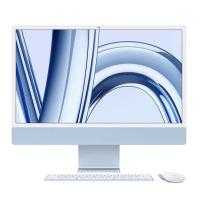 2023年新款Apple苹果 iMac 24英寸 一体机 4.5K视网膜显示屏M3芯片8G 512G [8核中央处理器+10核图形处理器 ]蓝色MQRR3CH/A