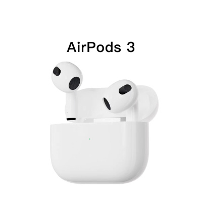 Apple/苹果 AirPods (第三代) 配闪电充电盒苹果耳机 蓝牙耳机 无线耳机 适用iPhone/iPad
