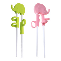 gb好孩子 儿童学习筷 宝宝练习筷 儿童训练筷 粉绿