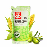 gb好孩子 儿童婴儿洗衣液 宝宝专用 天然橄榄柔护 洗衣液 500ml*3组合装