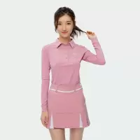NETLS高尔夫腰线撞色短裙半身裙跑步运动休闲网球裙早秋时尚裙